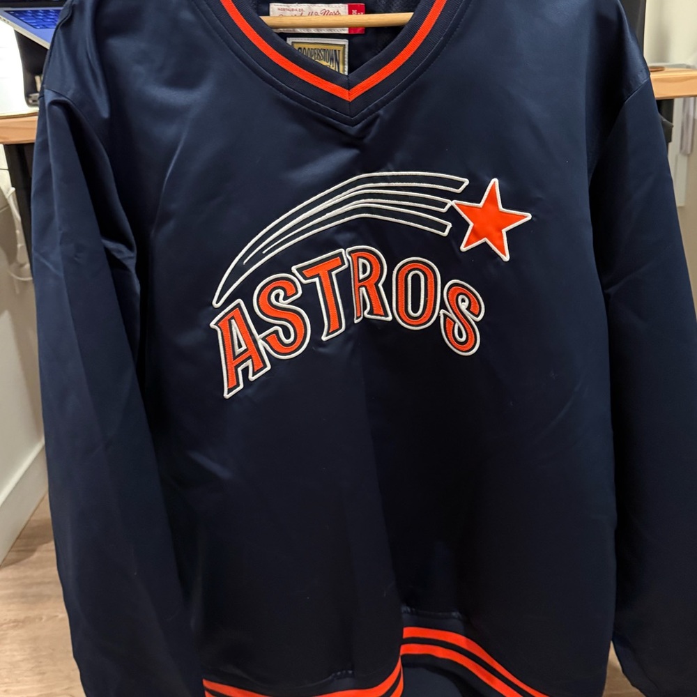Mitchell & Ness Astros Vintage Pullover